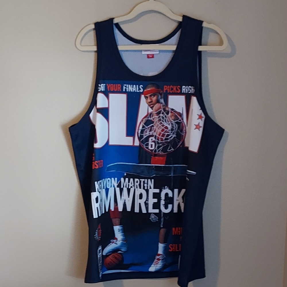 Slam Sublimate Tank New Jersey Nets Size L